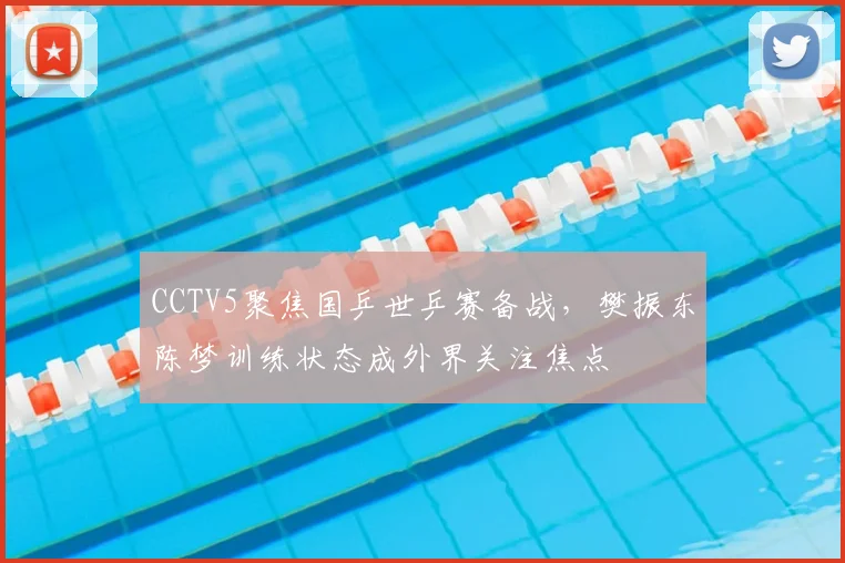 CCTV5聚焦国乒世乒赛备战，樊振东陈梦训练状态成外界关注焦点